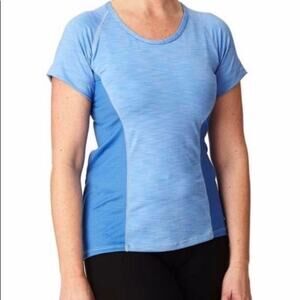 MOXIE Cycling Co. Blue Jersey Tee. Large